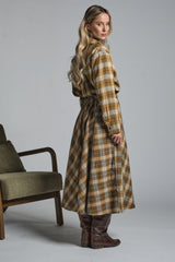 ZELIE LONG SKIRT IN MIXED COTTON
