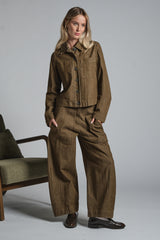 JASH SHORT JACKET IN TWILL STRETCH