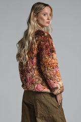 CLEO SHORT QUILTED JACKET IN COTTON STRETCH