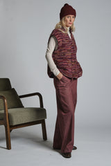 IVETTE GILET MIXED VIRGIN WOOL