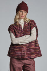 IVETTE GILET MIXED VIRGIN WOOL