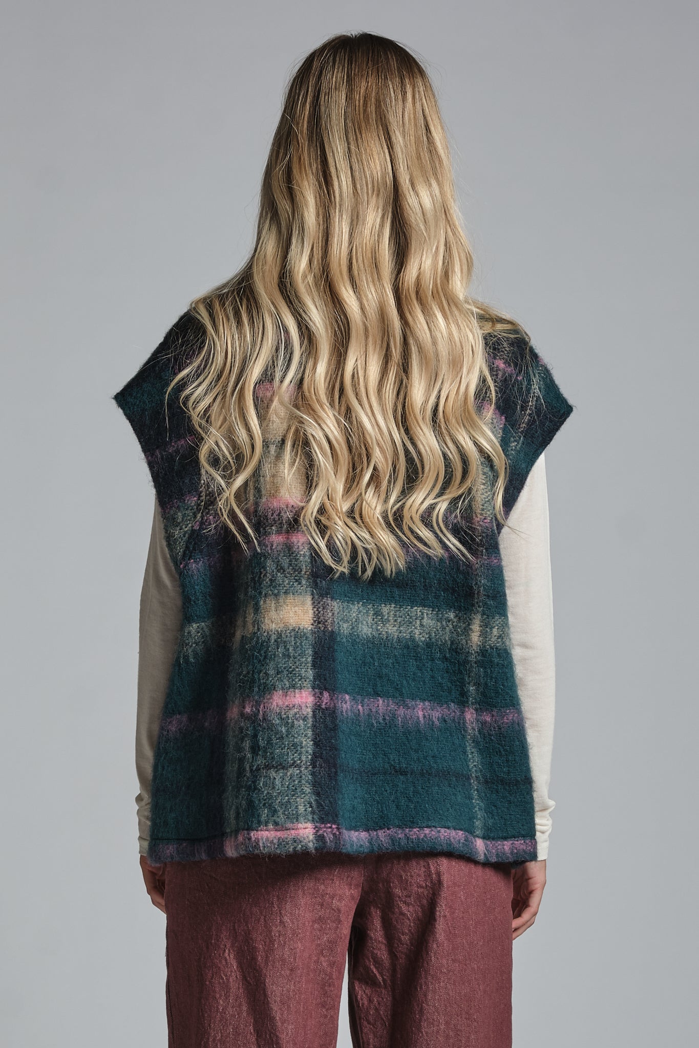 IVETTE GILET MIXED VIRGIN WOOL