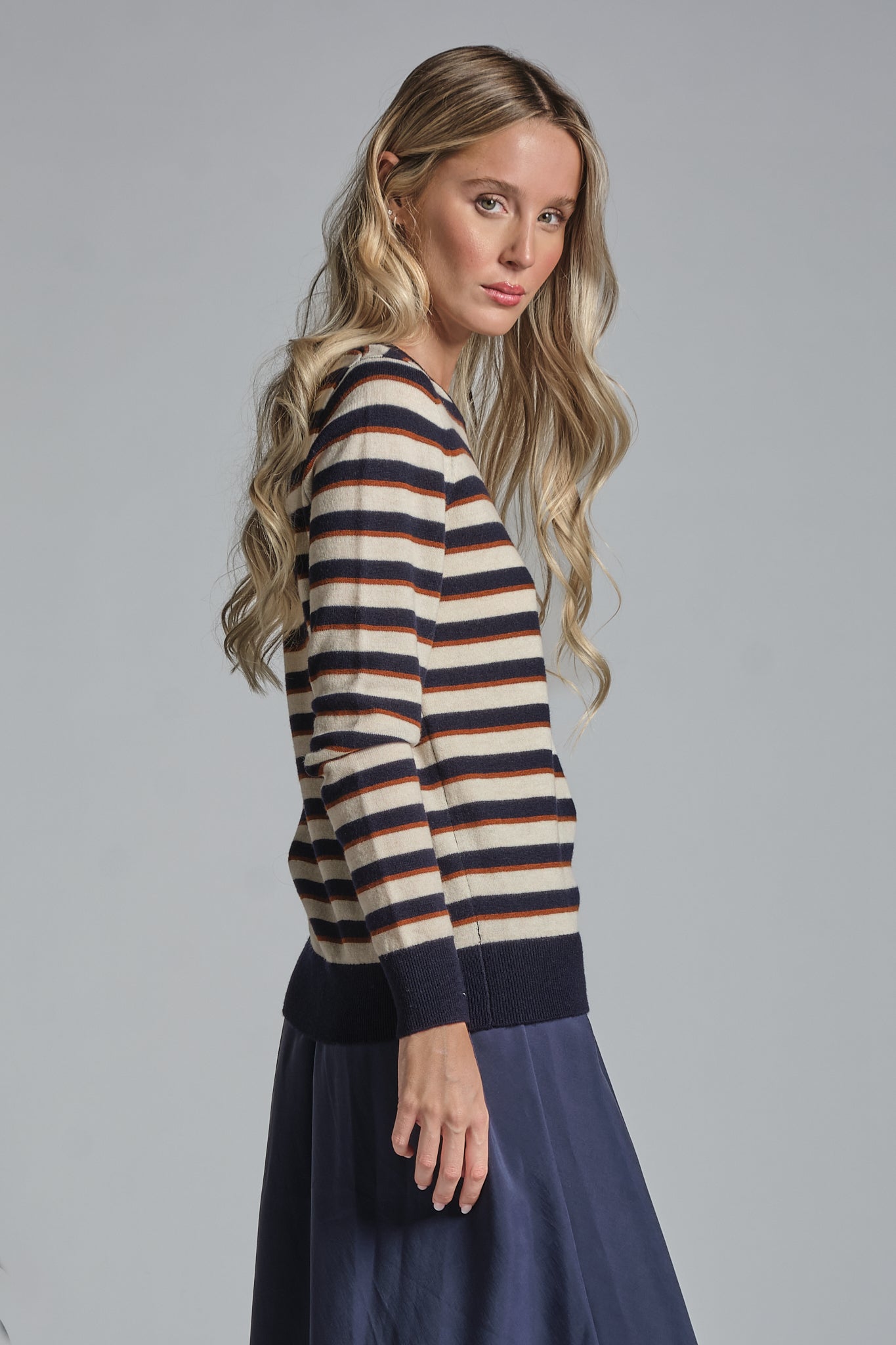 NICOLE SWEATER TURTLE NECK IN WOOL MERCERIZED