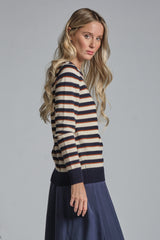 NICOLE SWEATER TURTLE NECK IN WOOL MERCERIZED
