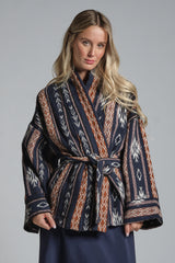 CLOUD KIMONO IN MIXED COTTON