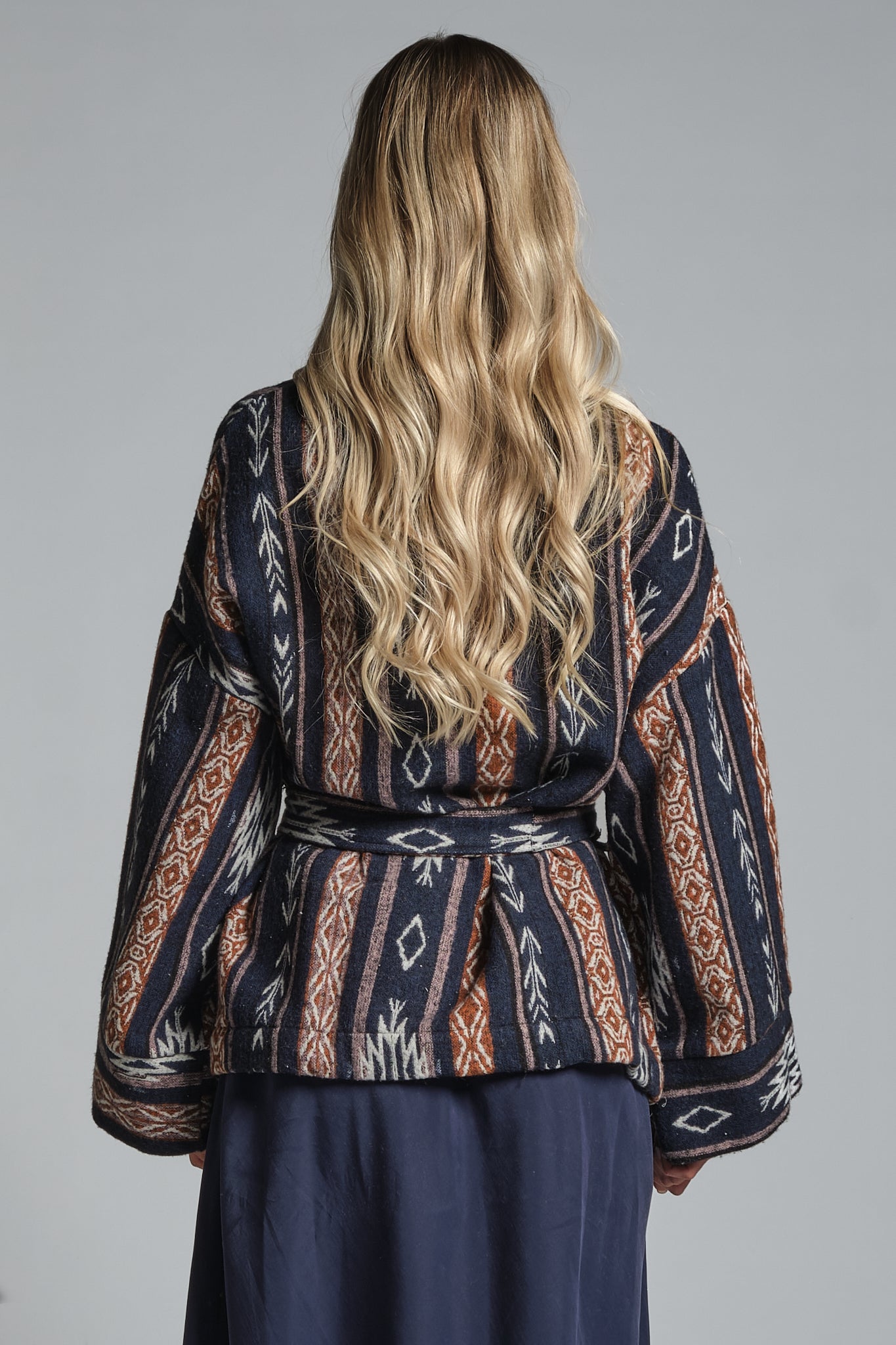 CLOUD KIMONO IN MIXED COTTON