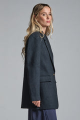 JULIA BLAZER 1 BUTTON IN MIXED WOOL