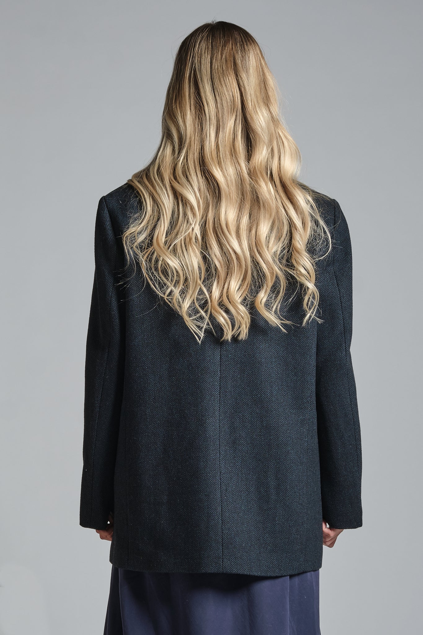 JULIA BLAZER 1 BUTTON IN MIXED WOOL