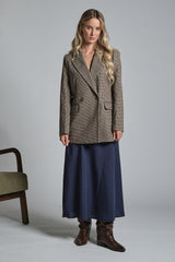 JANET BLAZER 2 BUTTON IN MIXED WOOL