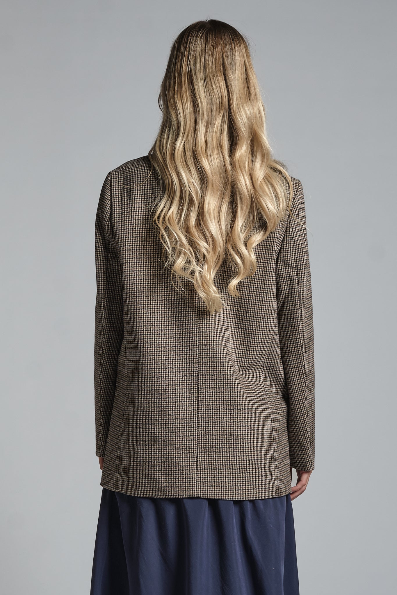 JANET BLAZER 2 BUTTON IN MIXED WOOL