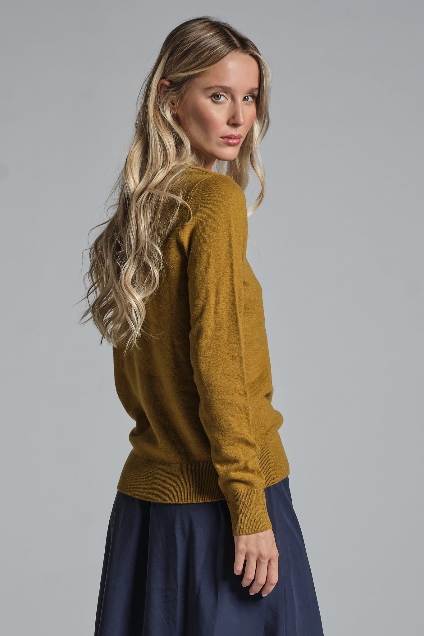 NICOLE SWEATER IN WOOL MERCERIZED