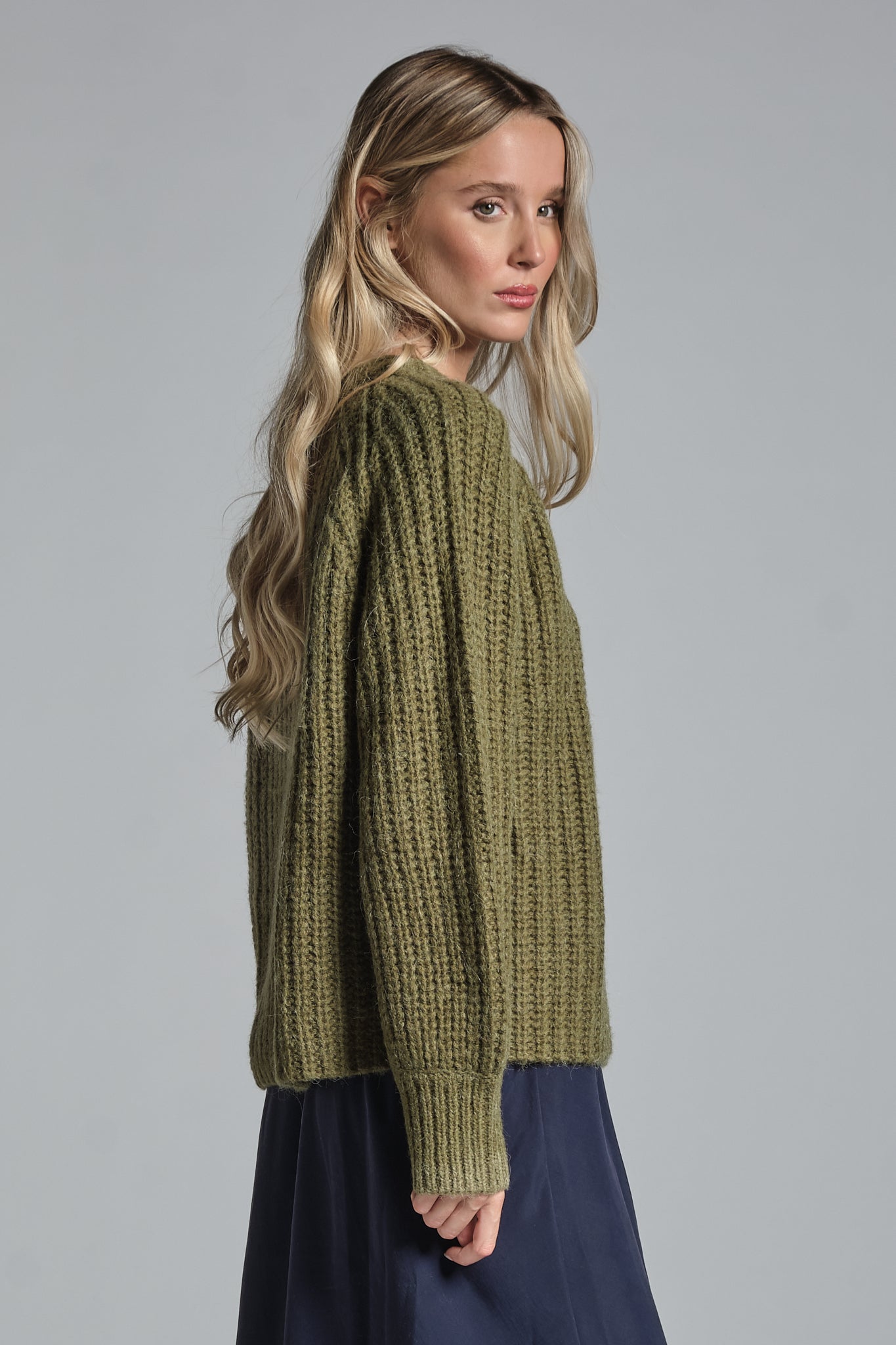 CINZIA CARDIGAN IN MIXED ALPACA