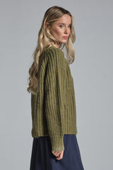 CINZIA CARDIGAN IN MIXED ALPACA