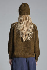 GILLY ROUND NECK IN MIXED ALPACA