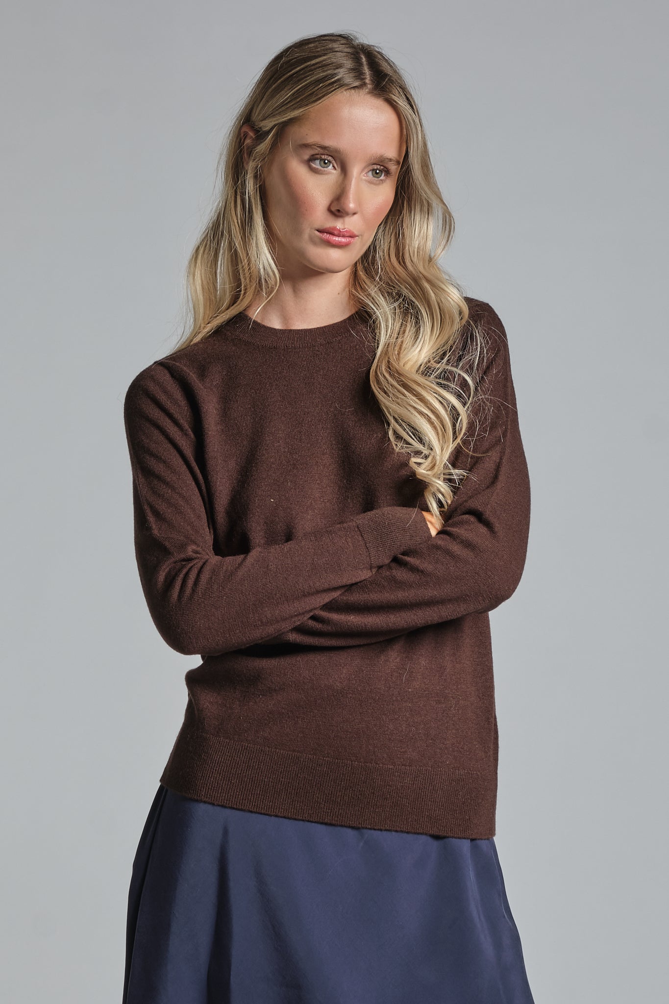 NICOLE SWEATER IN WOOL MERCERIZED