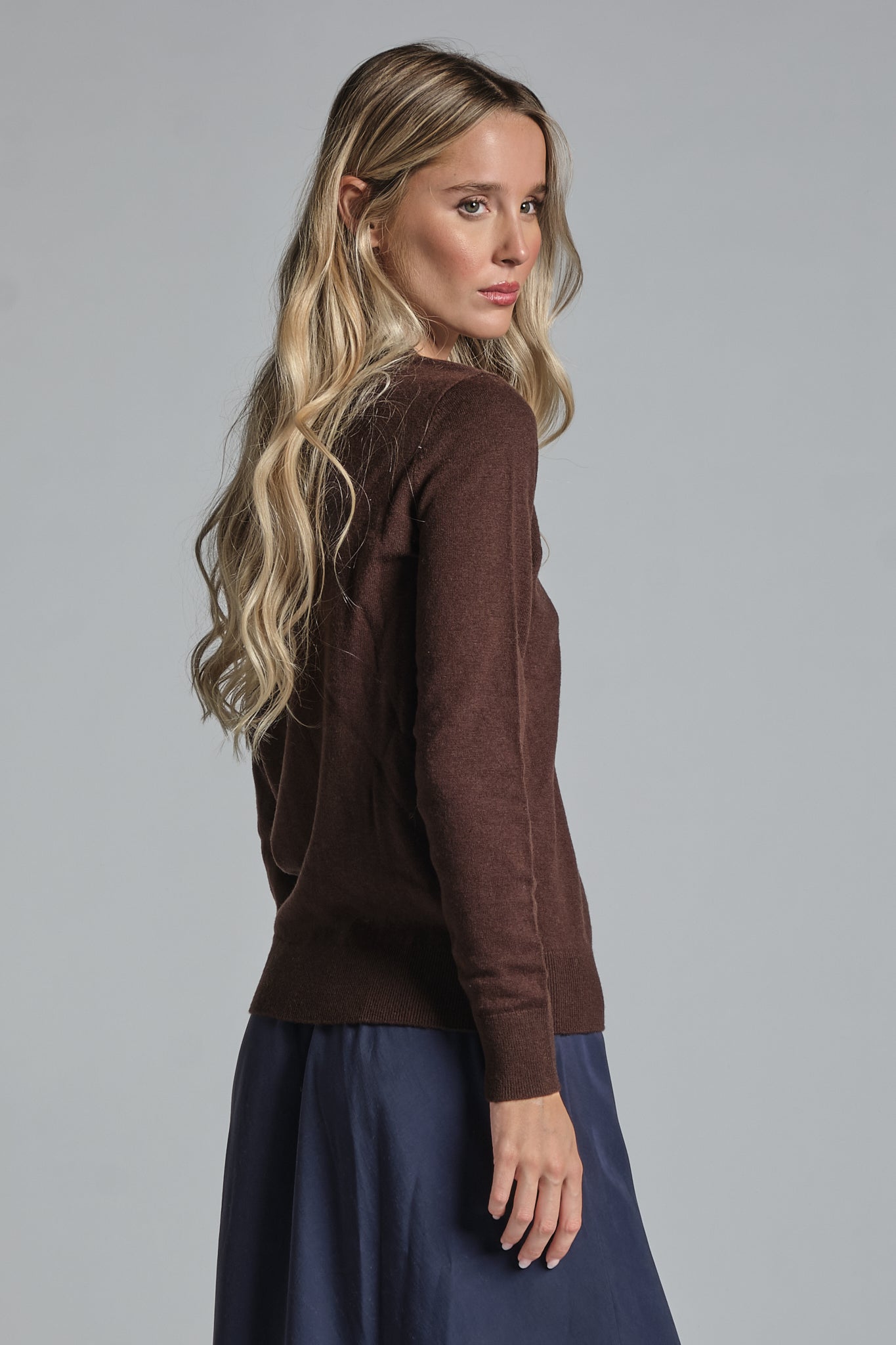 NICOLE SWEATER IN WOOL MERCERIZED