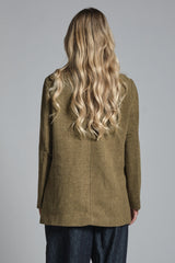JANET BLAZER 2 BUTTON IN MIXED WOOL