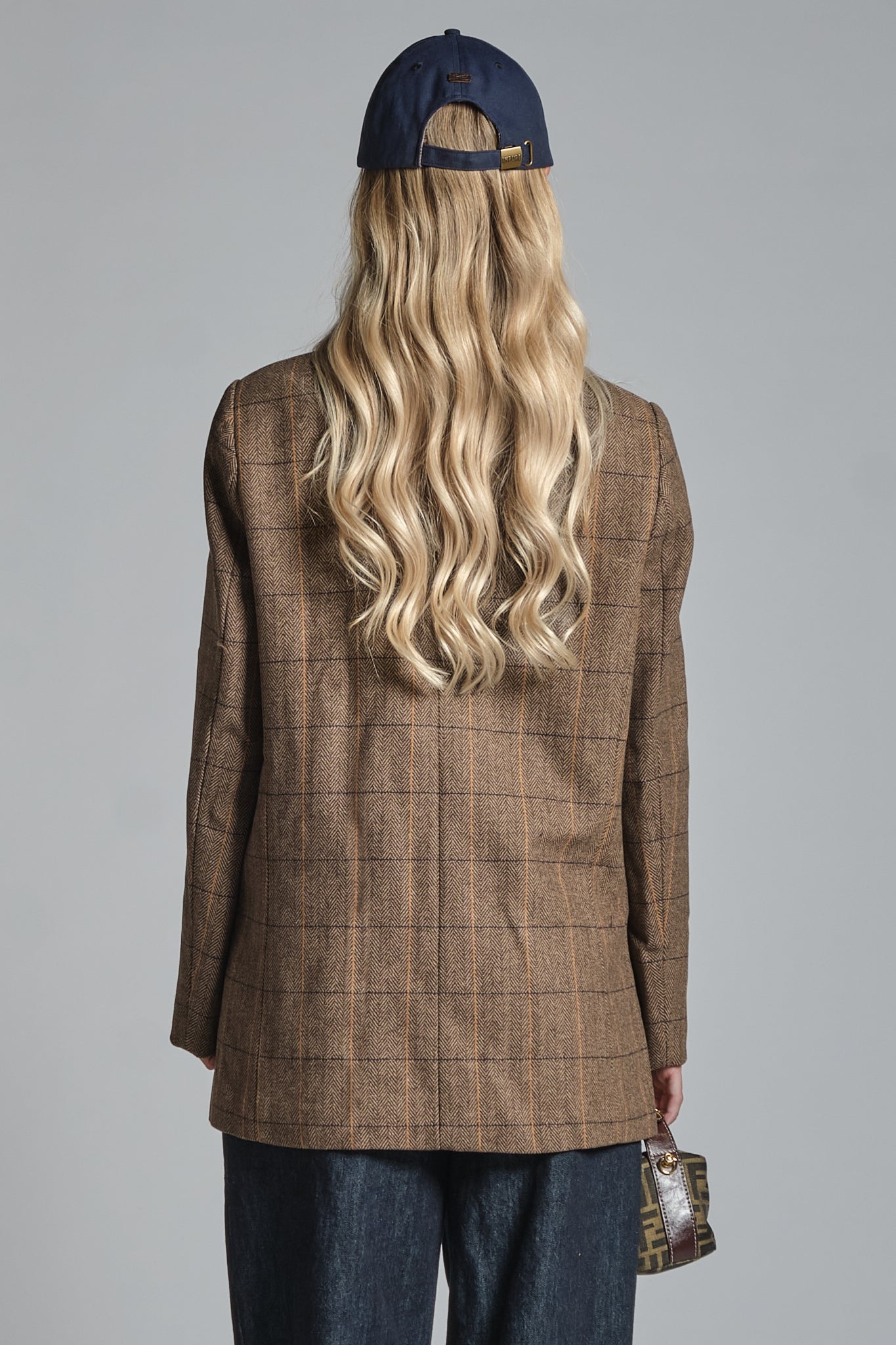 JANET BLAZER 2 BUTTON IN MIXED WOOL