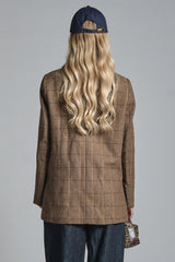 JANET BLAZER 2 BUTTON IN MIXED WOOL