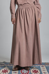 DELPHINE LONG SKIRT IN CORDUROY