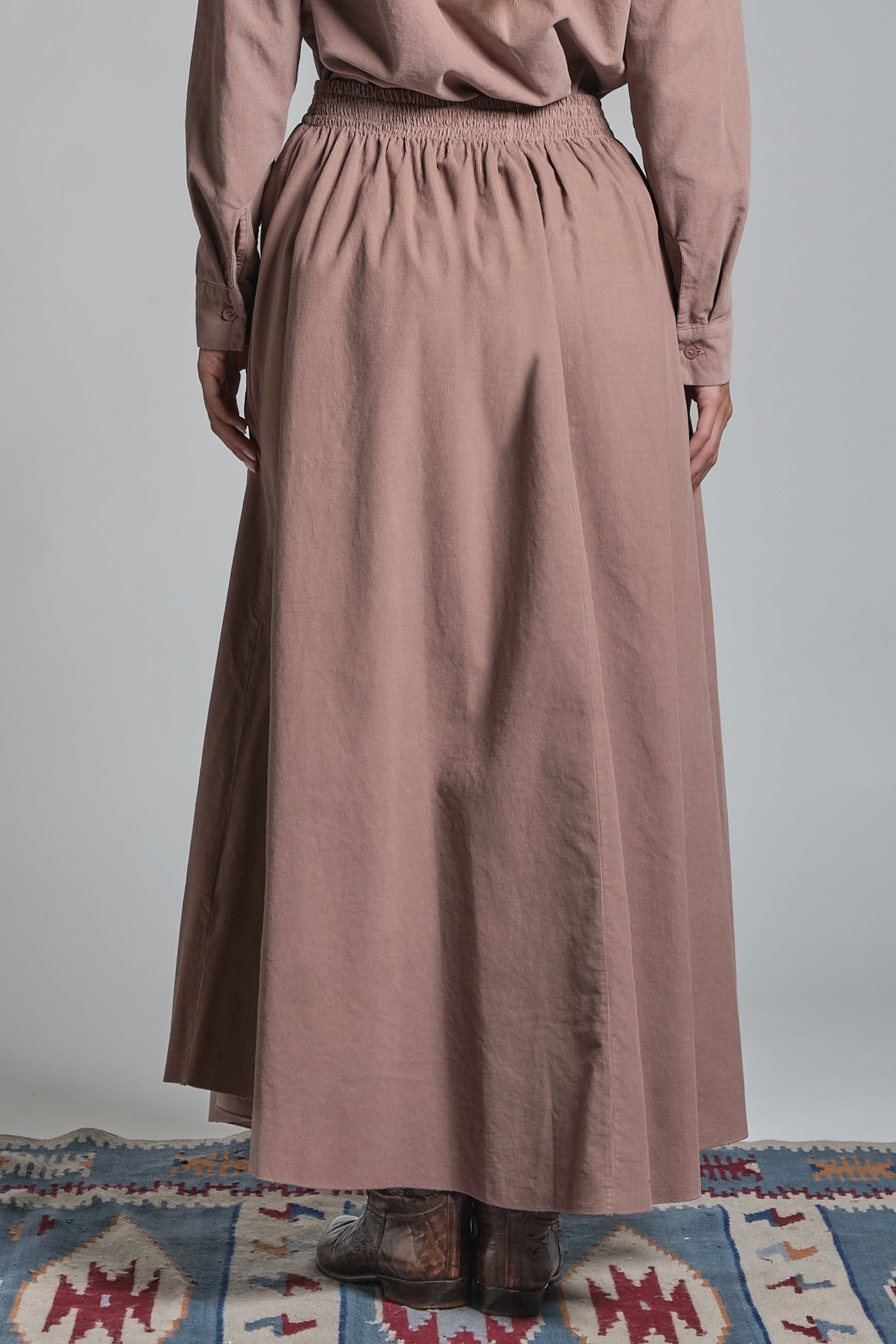 DELPHINE LONG SKIRT IN CORDUROY