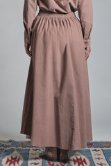 DELPHINE LONG SKIRT IN CORDUROY