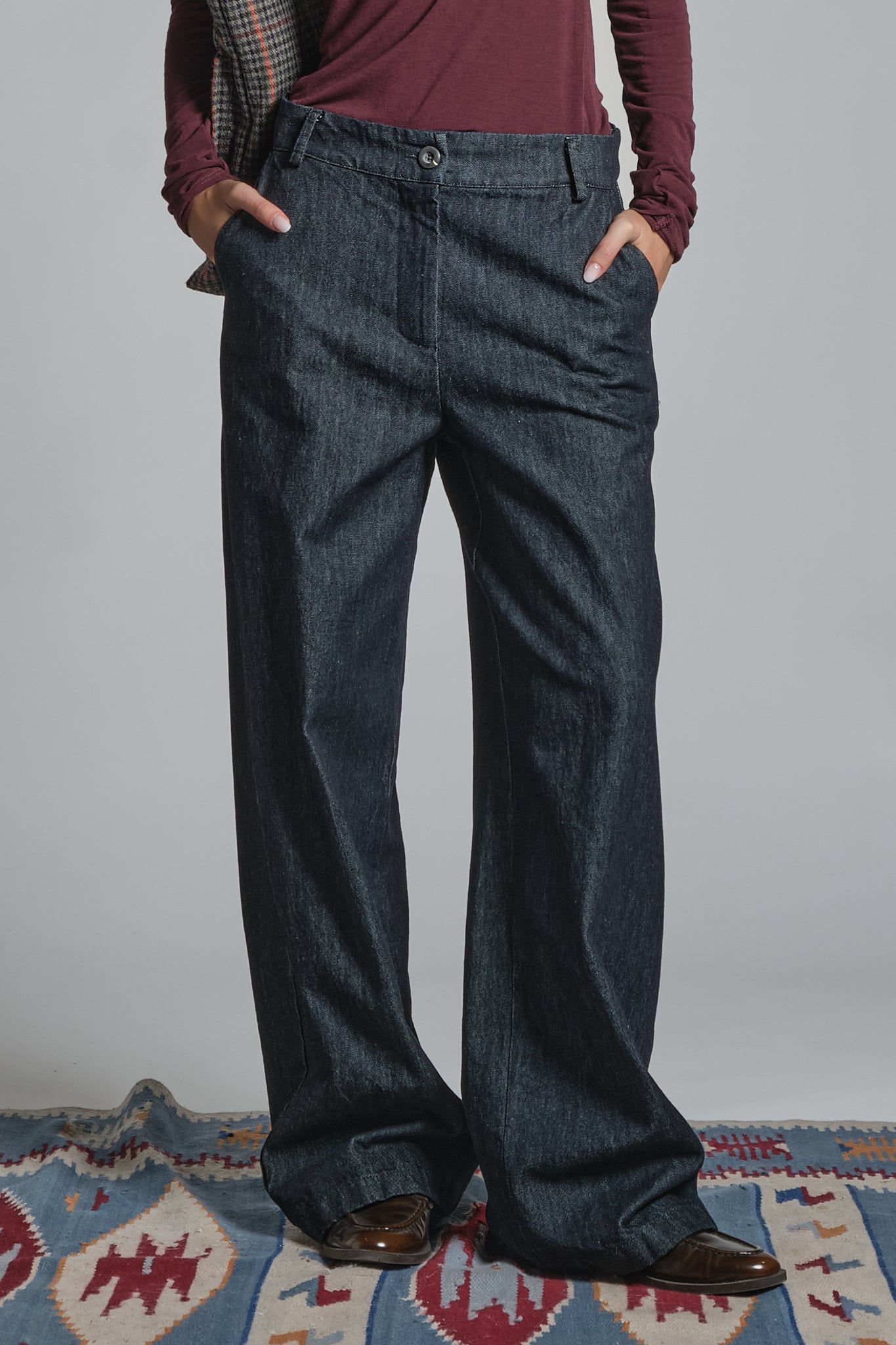 PEI TROUSER IN DENIM STRETCH