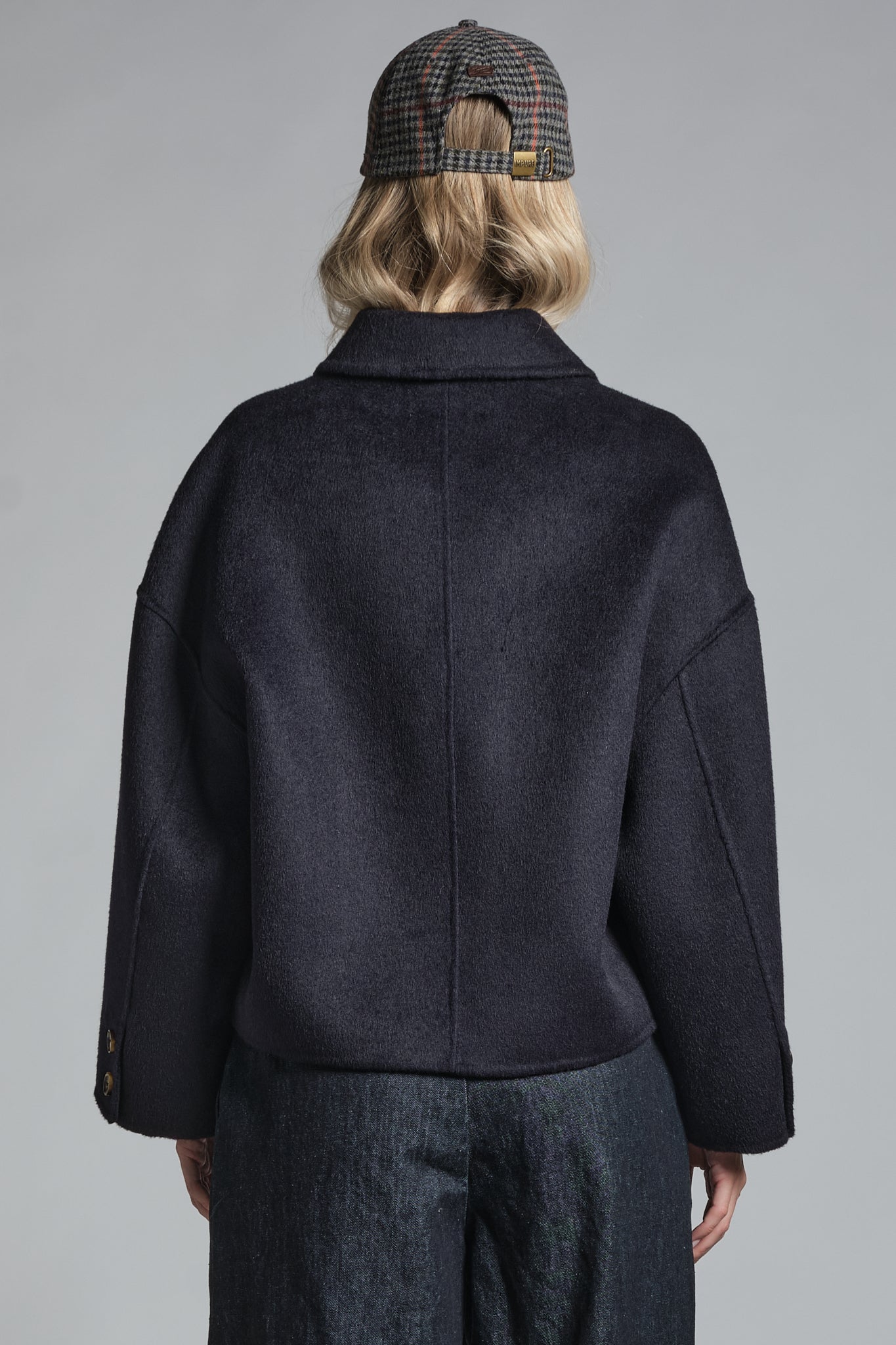 LULU JACKET CROPPED IN MIXED WOOL