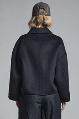 LULU JACKET CROPPED IN MIXED WOOL