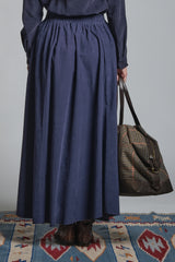 DELPHINE LONG SKIRT IN CORDUROY