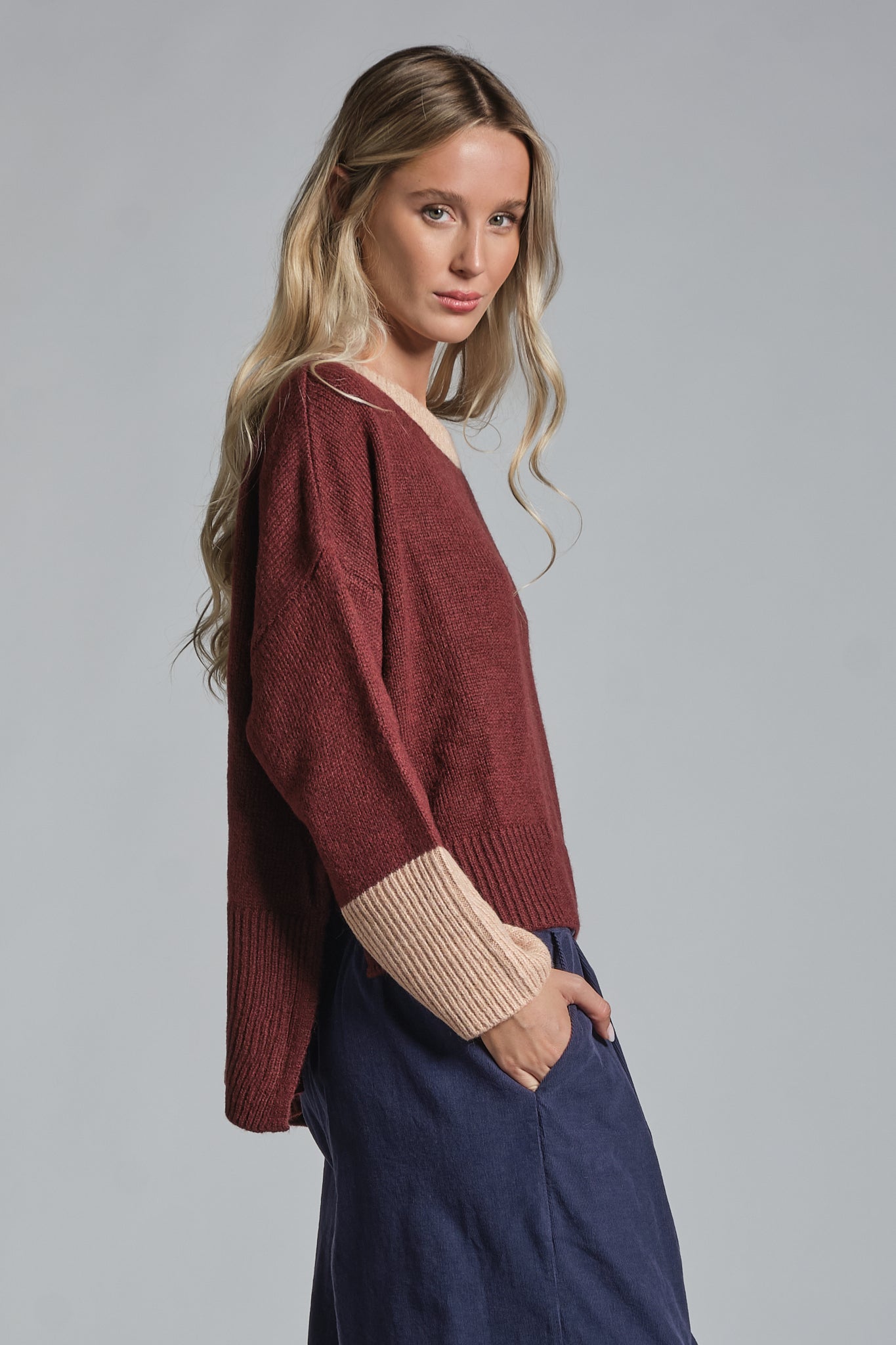 MALI ROUND NECK IN MIXED WOOL
