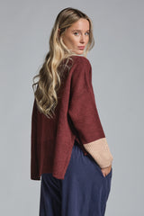 MALI ROUND NECK IN MIXED WOOL