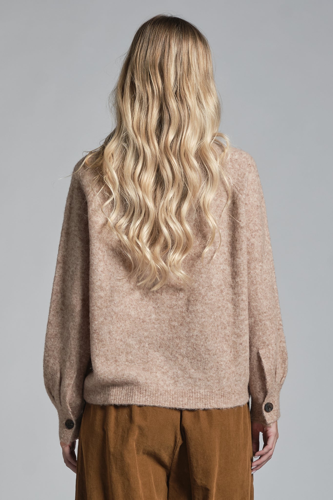 GILLY ROUND NECK IN MIXED ALPACA
