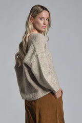 CHELSEA CARDIGAN IN MIXED WOOL