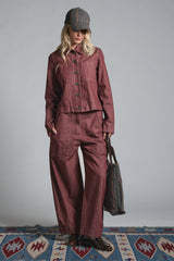 JASH SHORT JACKET IN TWILL STRETCH