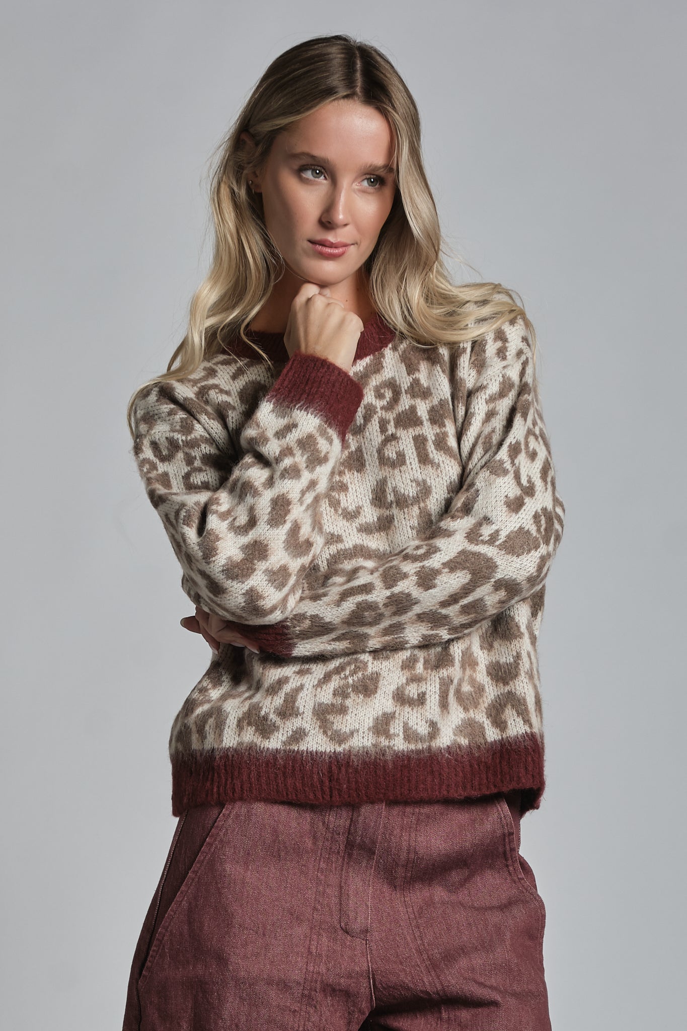 MALI ROUND NECK IN MIXED WOOL