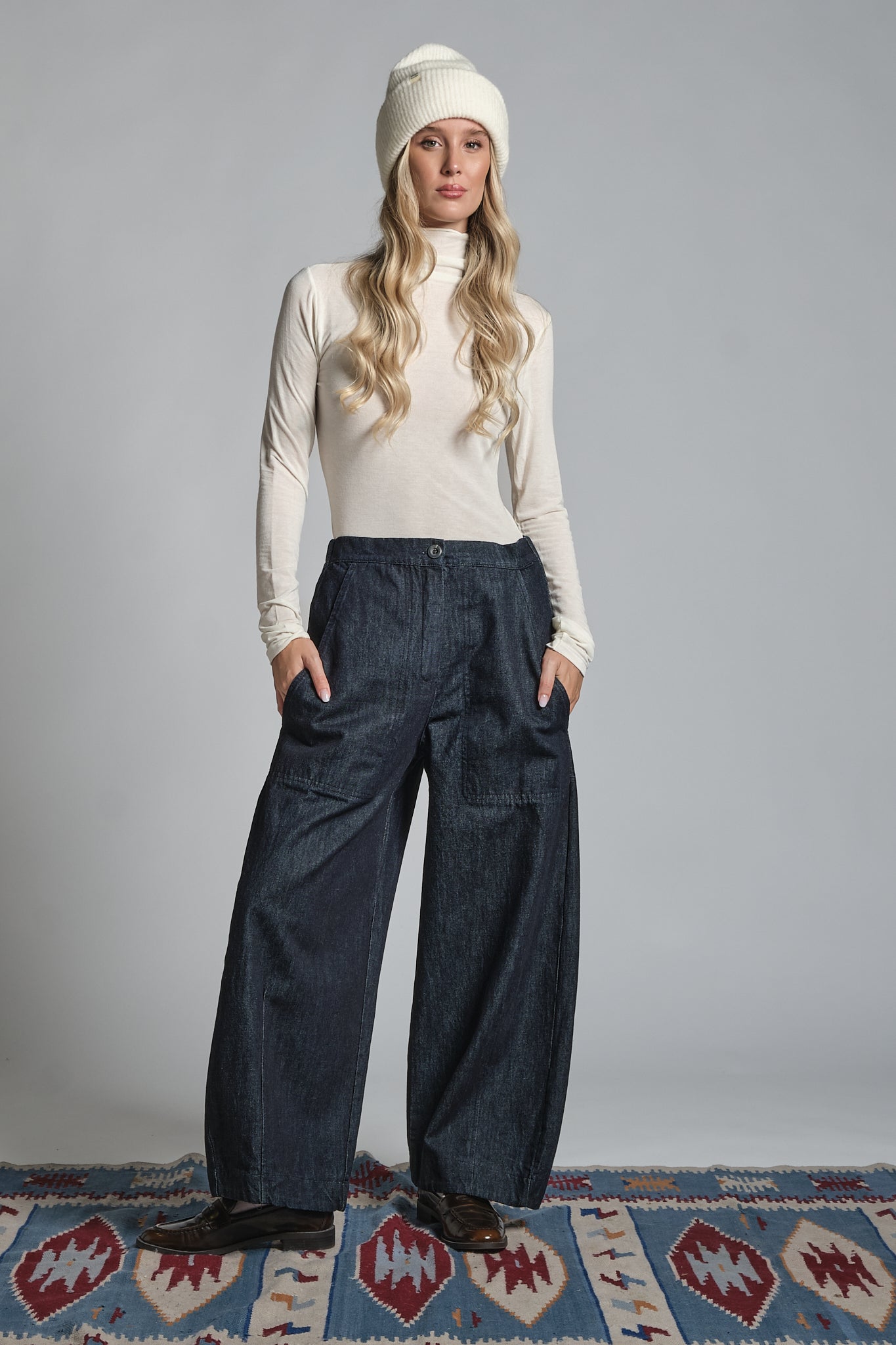 PRU TROUSER IN DENIM STRETCH
