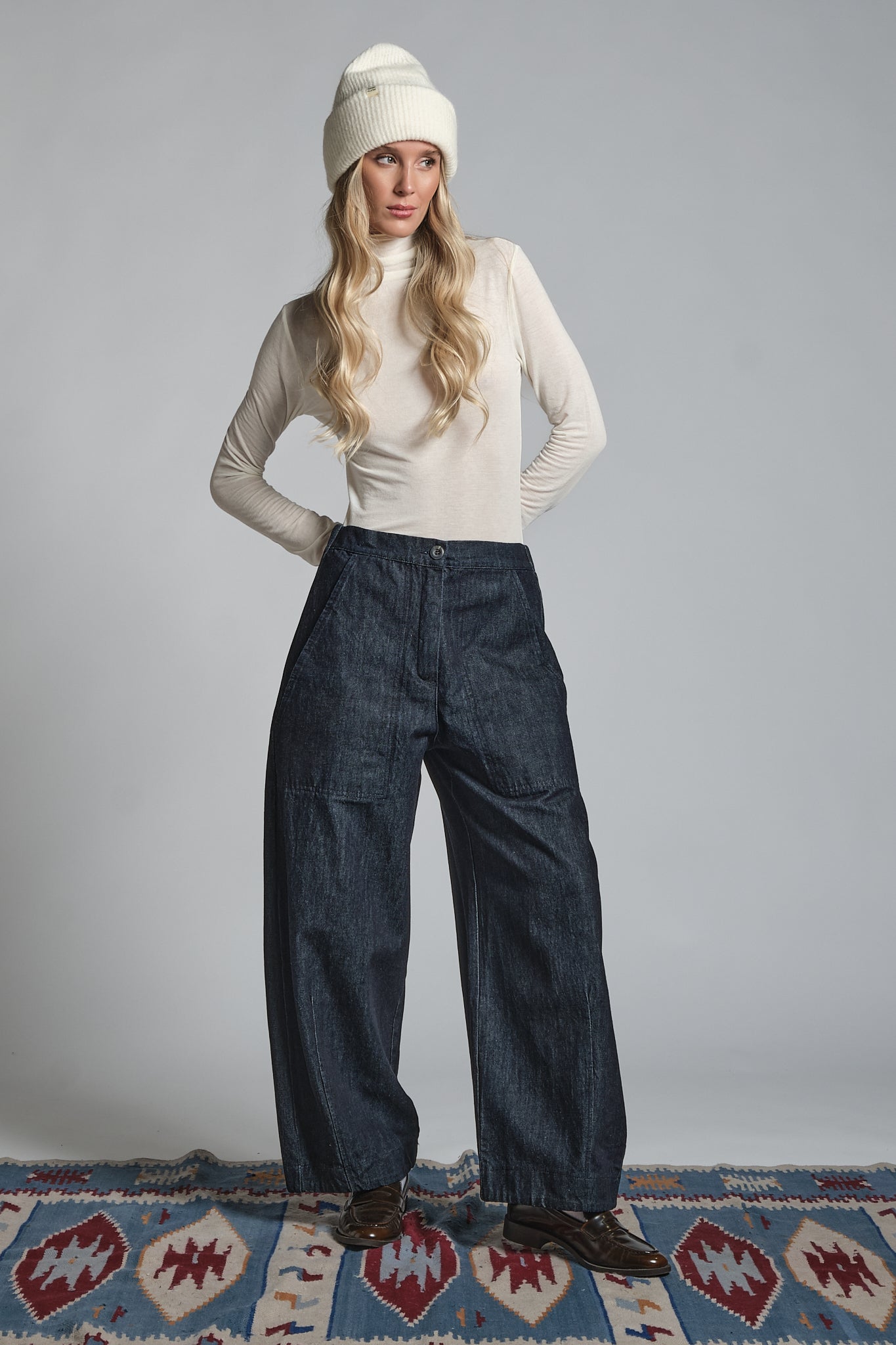 PRU TROUSER IN DENIM STRETCH
