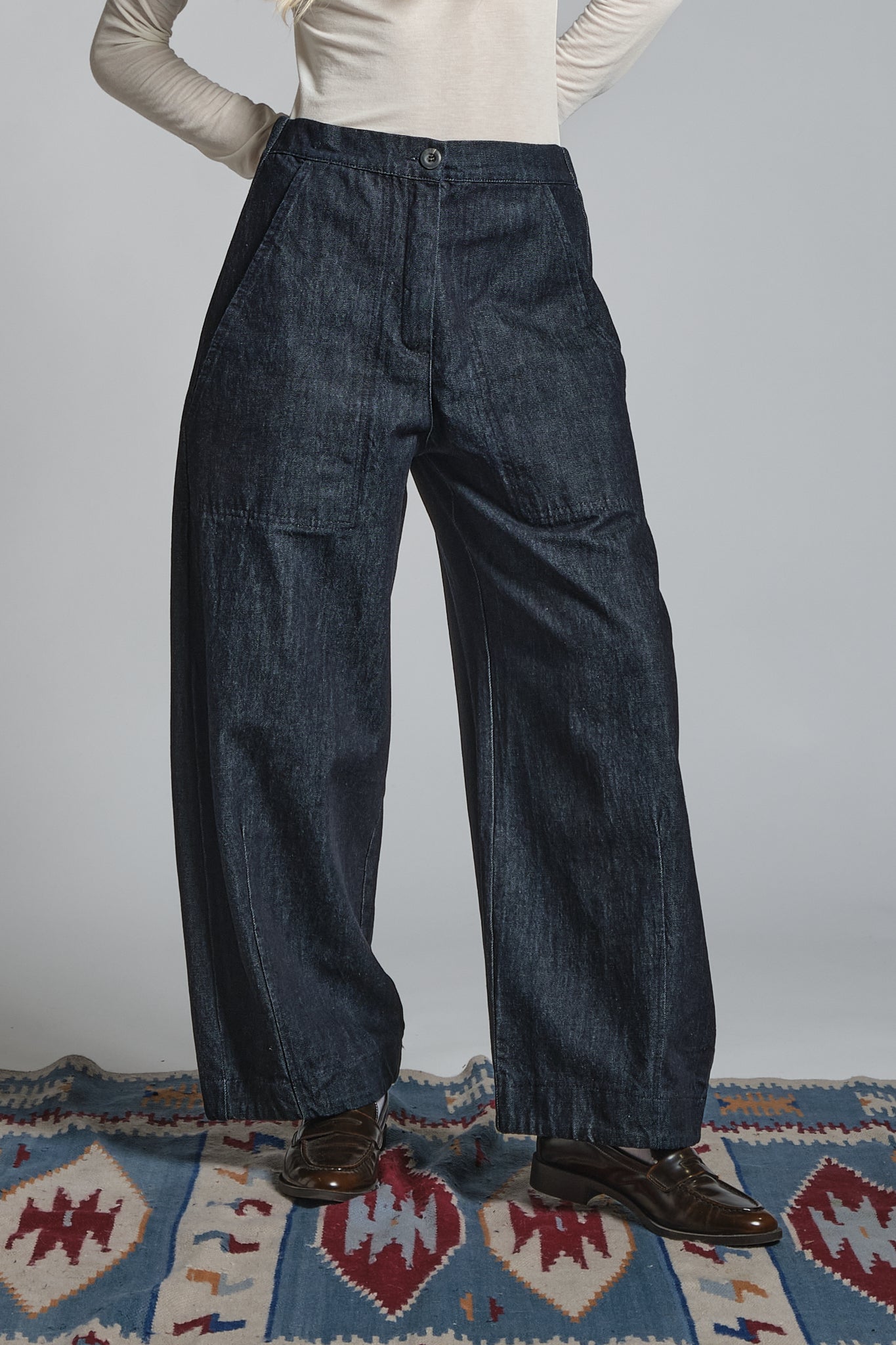 PRU TROUSER IN DENIM STRETCH