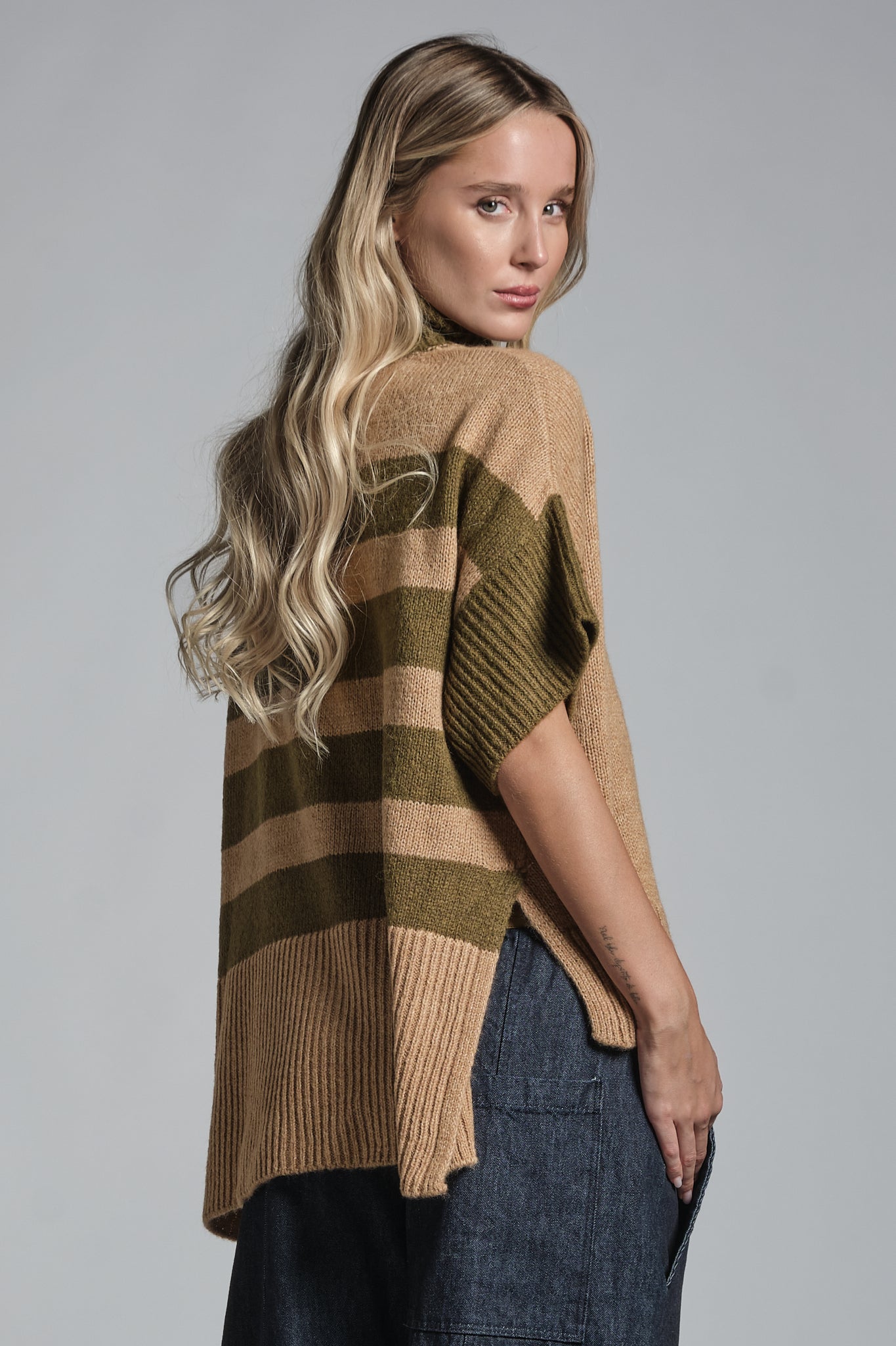 CALLEN TURTLE NECK IN MIXED WOOL