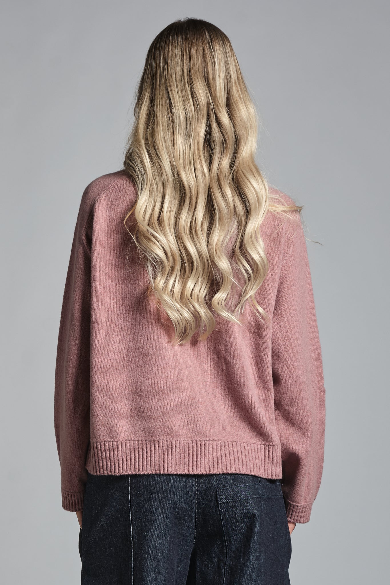 GERY ROUND NECK IN LAMBSWOOL