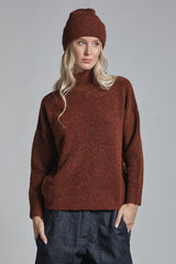 ARYA TURTLE NECK IN MIXED ALPACA