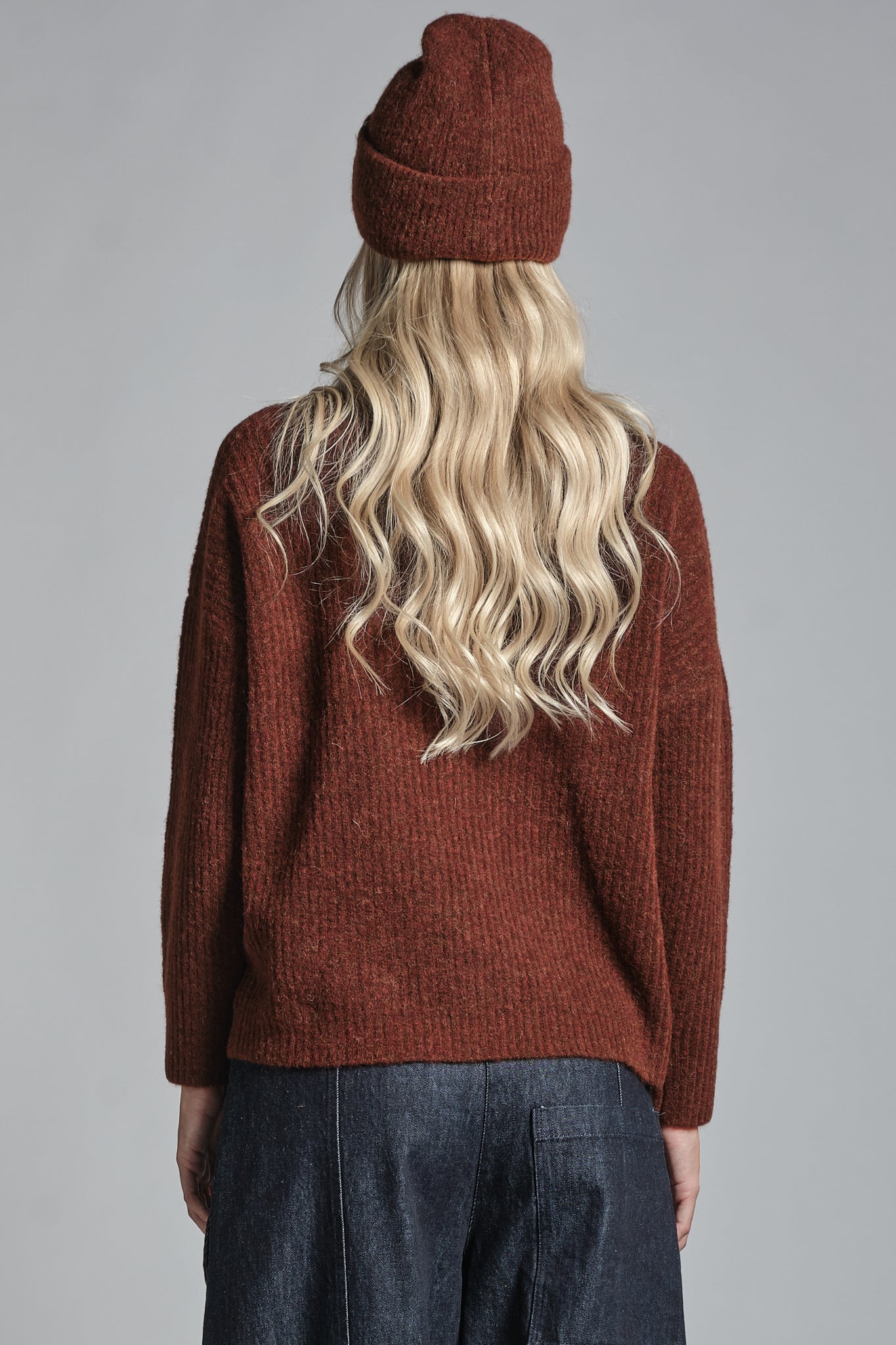 ARYA TURTLE NECK IN MIXED ALPACA