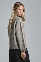 GERY TURTLENECK IN SHELLEY WOOL