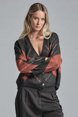 JUAN CARDIGAN IN MIXED WOOL