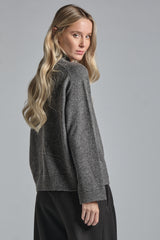 GERY ROUND NECK IN LAMBSWOOL