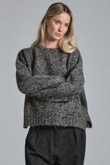 GIANNA BOAT NECK IN MIXED WOOL