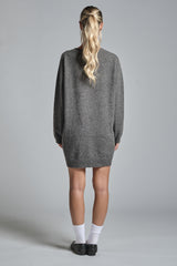 ALY ROUND NECK LONG IN LAMBSWOOL