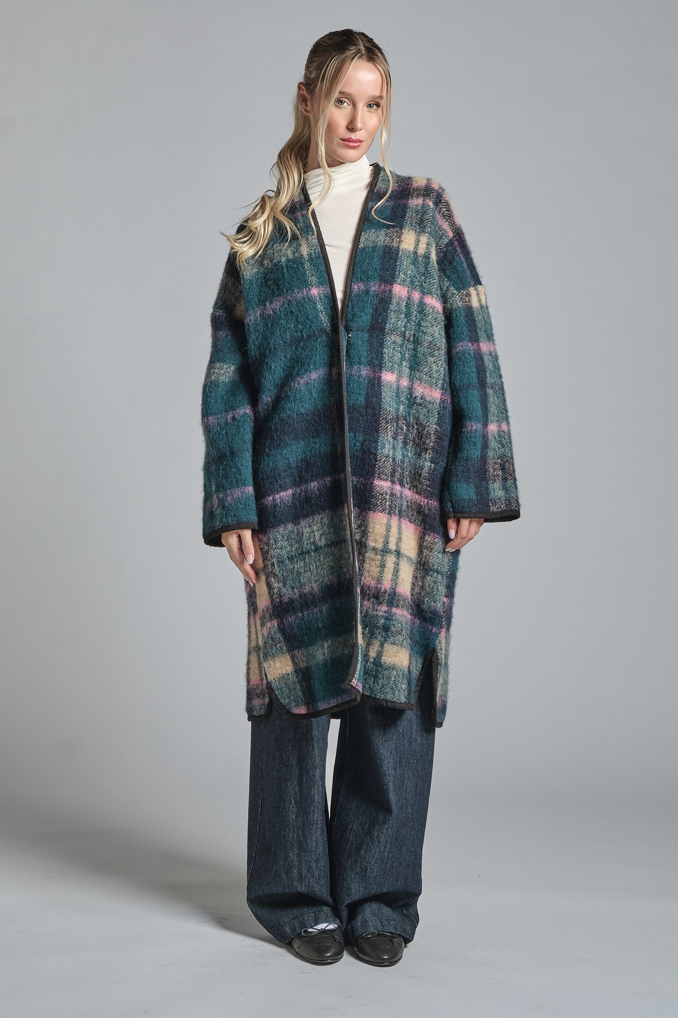 DIANE LONG COAT MIXED WOOL