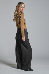 PEACE CHINO LONG IN MIXED VISCOSE